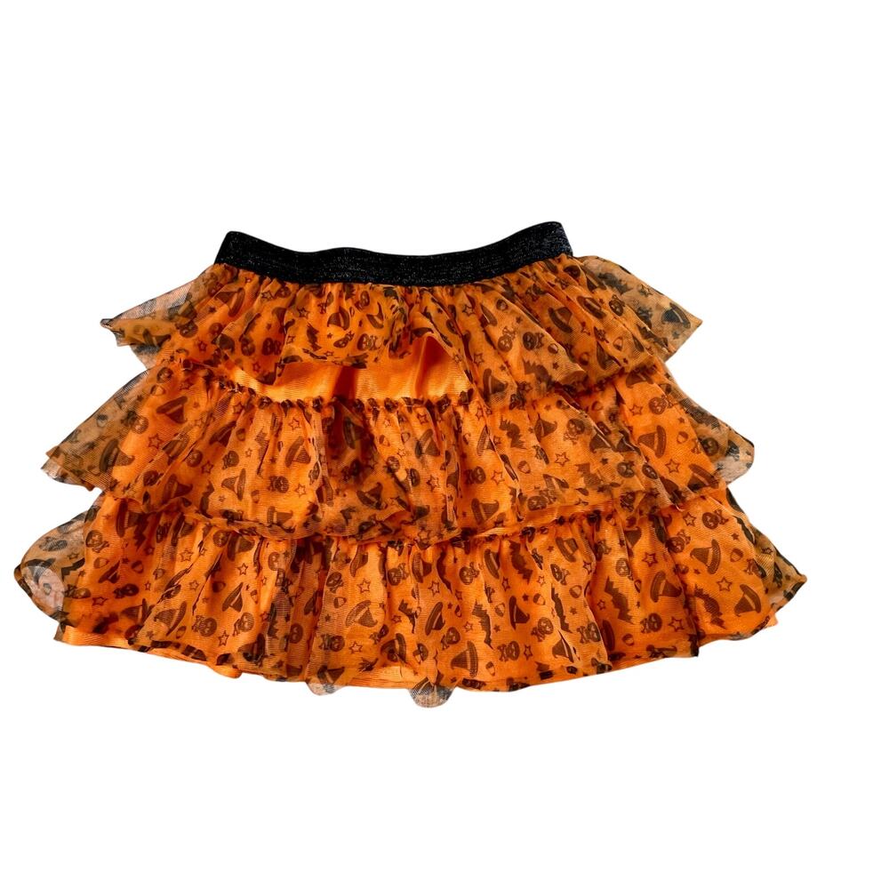 Garanimals‎ Halloween Tired Skirt 5T Toddler Orange Ruffles Whimsigoth Fantasy